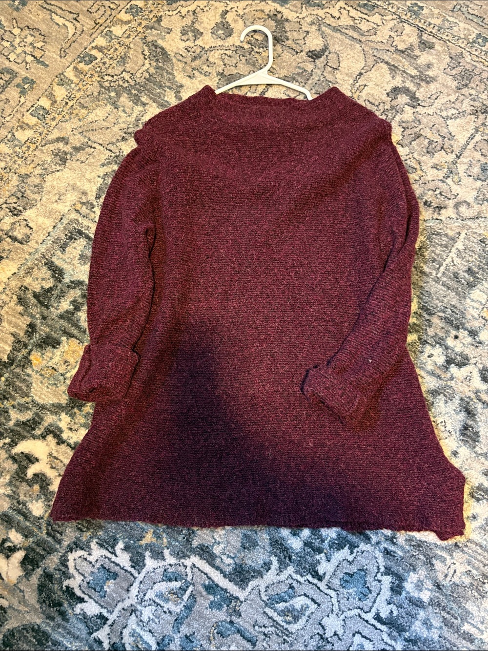 Old Navy Women's Burgundy Cowl-Neck Sweater